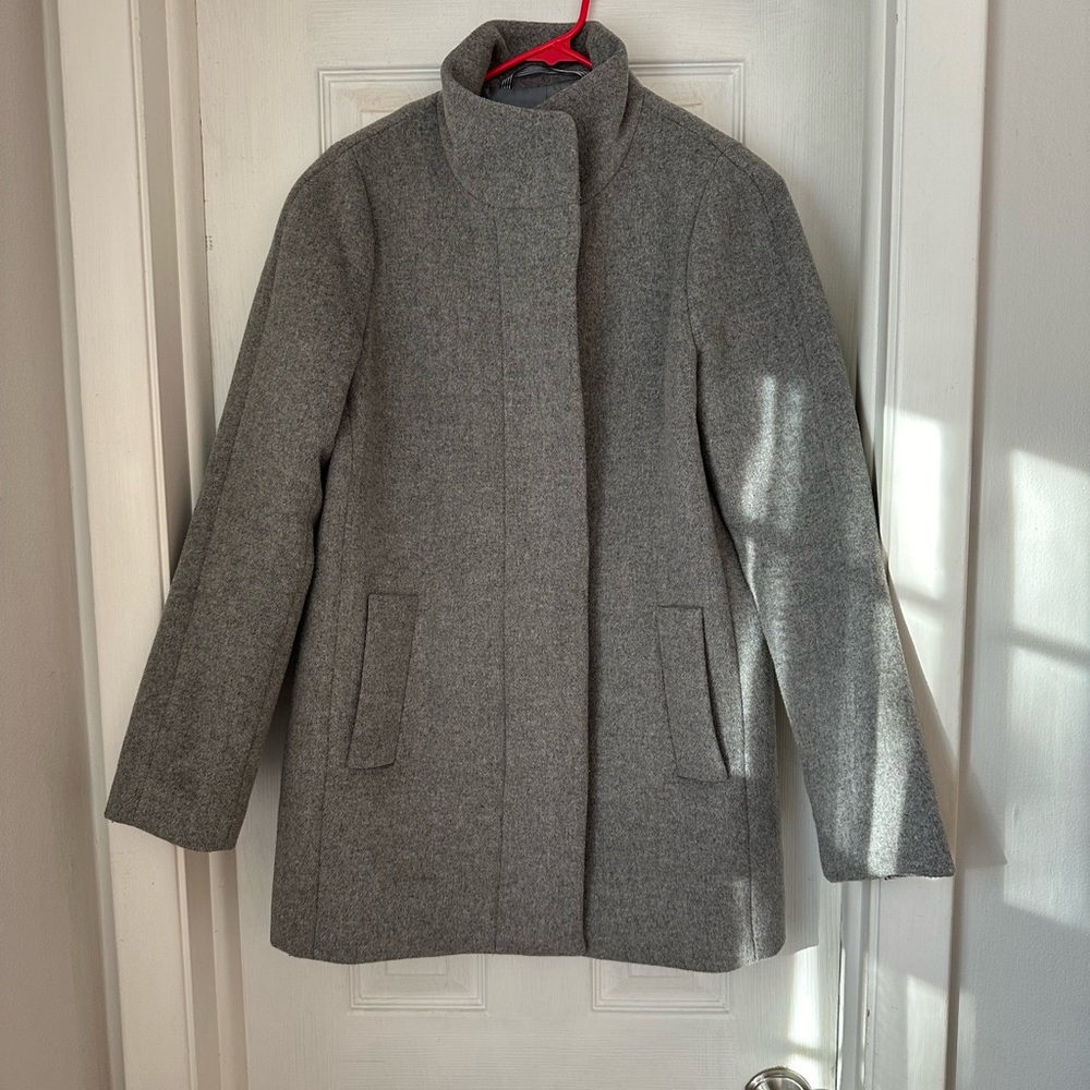 J.Crew Factory Gray City Coat Size 2